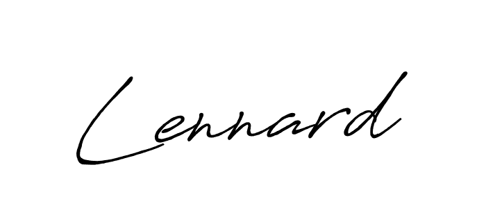 Make a beautiful signature design for name Lennard. Use this online signature maker to create a handwritten signature for free. Lennard signature style 7 images and pictures png