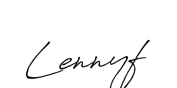 Design your own signature with our free online signature maker. With this signature software, you can create a handwritten (Antro_Vectra_Bolder) signature for name Lennyf. Lennyf signature style 7 images and pictures png