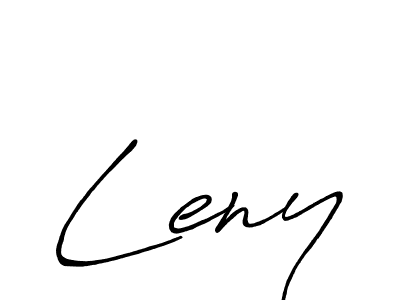 The best way (Antro_Vectra_Bolder) to make a short signature is to pick only two or three words in your name. The name Leny include a total of six letters. For converting this name. Leny signature style 7 images and pictures png