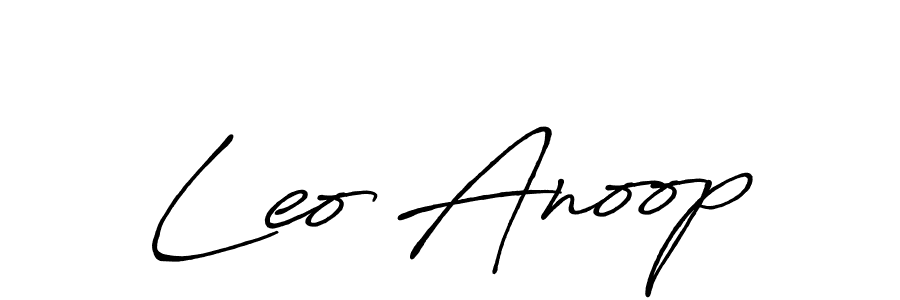 You can use this online signature creator to create a handwritten signature for the name Leo Anoop. This is the best online autograph maker. Leo Anoop signature style 7 images and pictures png