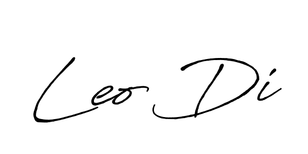 Antro_Vectra_Bolder is a professional signature style that is perfect for those who want to add a touch of class to their signature. It is also a great choice for those who want to make their signature more unique. Get Leo Di name to fancy signature for free. Leo Di signature style 7 images and pictures png
