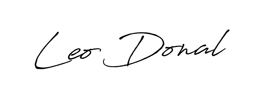 How to make Leo Donal signature? Antro_Vectra_Bolder is a professional autograph style. Create handwritten signature for Leo Donal name. Leo Donal signature style 7 images and pictures png
