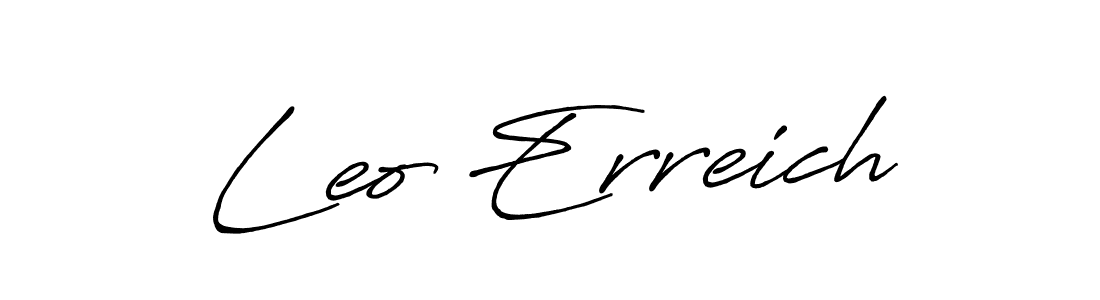 Also we have Leo Erreich name is the best signature style. Create professional handwritten signature collection using Antro_Vectra_Bolder autograph style. Leo Erreich signature style 7 images and pictures png