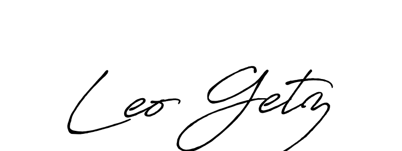 Also we have Leo Getz name is the best signature style. Create professional handwritten signature collection using Antro_Vectra_Bolder autograph style. Leo Getz signature style 7 images and pictures png