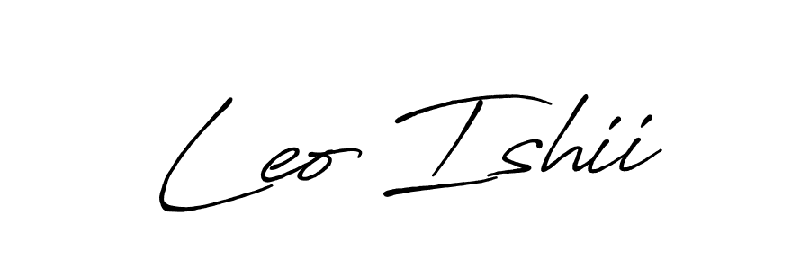 You can use this online signature creator to create a handwritten signature for the name Leo Ishii. This is the best online autograph maker. Leo Ishii signature style 7 images and pictures png