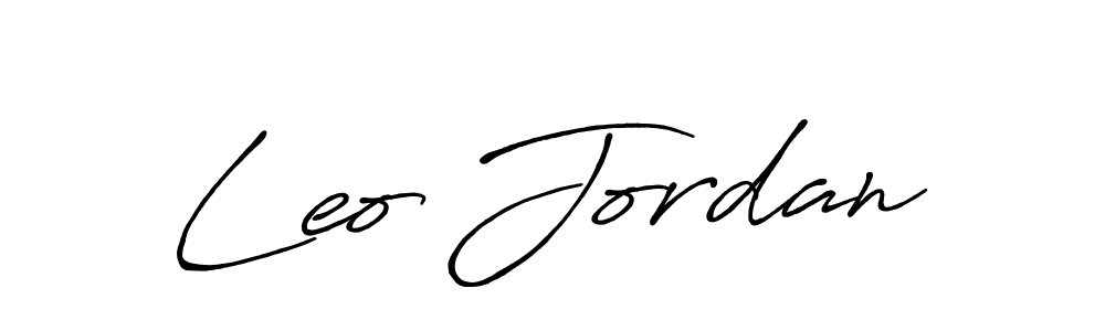 if you are searching for the best signature style for your name Leo Jordan. so please give up your signature search. here we have designed multiple signature styles  using Antro_Vectra_Bolder. Leo Jordan signature style 7 images and pictures png