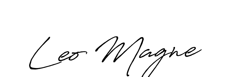 Antro_Vectra_Bolder is a professional signature style that is perfect for those who want to add a touch of class to their signature. It is also a great choice for those who want to make their signature more unique. Get Leo Magne name to fancy signature for free. Leo Magne signature style 7 images and pictures png