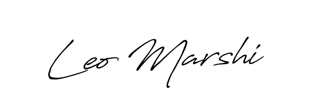 You should practise on your own different ways (Antro_Vectra_Bolder) to write your name (Leo Marshi) in signature. don't let someone else do it for you. Leo Marshi signature style 7 images and pictures png