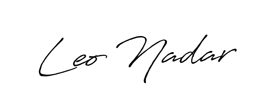 Similarly Antro_Vectra_Bolder is the best handwritten signature design. Signature creator online .You can use it as an online autograph creator for name Leo Nadar. Leo Nadar signature style 7 images and pictures png