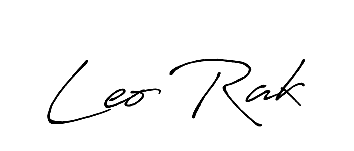 See photos of Leo Rak official signature by Spectra . Check more albums & portfolios. Read reviews & check more about Antro_Vectra_Bolder font. Leo Rak signature style 7 images and pictures png