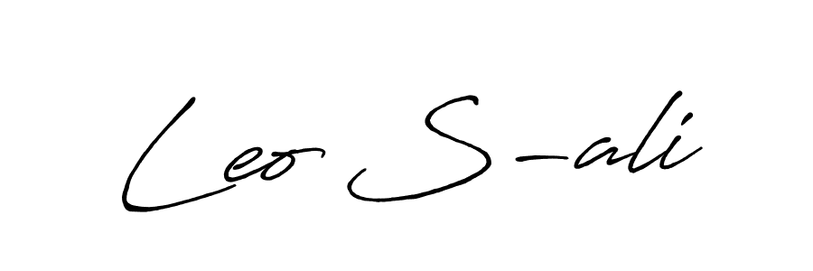 How to Draw Leo S-ali signature style? Antro_Vectra_Bolder is a latest design signature styles for name Leo S-ali. Leo S-ali signature style 7 images and pictures png