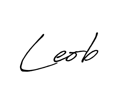 How to make Leob signature? Antro_Vectra_Bolder is a professional autograph style. Create handwritten signature for Leob name. Leob signature style 7 images and pictures png