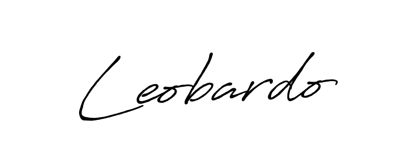 Leobardo stylish signature style. Best Handwritten Sign (Antro_Vectra_Bolder) for my name. Handwritten Signature Collection Ideas for my name Leobardo. Leobardo signature style 7 images and pictures png
