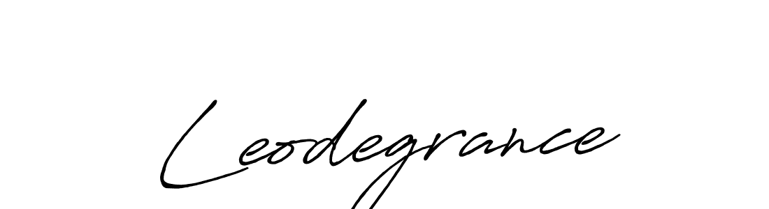 Make a beautiful signature design for name Leodegrance. With this signature (Antro_Vectra_Bolder) style, you can create a handwritten signature for free. Leodegrance signature style 7 images and pictures png