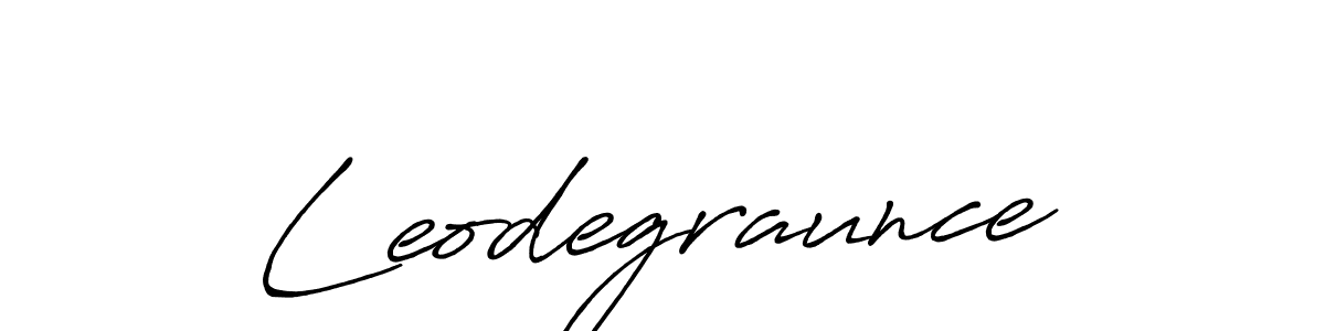 Design your own signature with our free online signature maker. With this signature software, you can create a handwritten (Antro_Vectra_Bolder) signature for name Leodegraunce. Leodegraunce signature style 7 images and pictures png