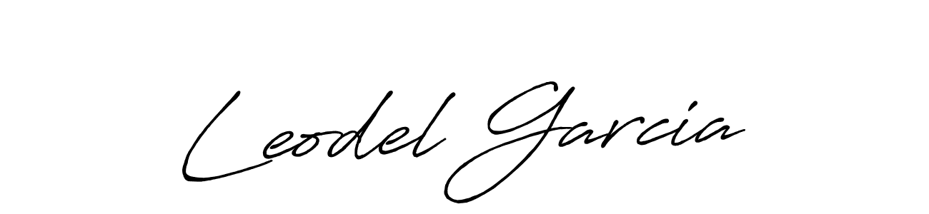 This is the best signature style for the Leodel Garcia name. Also you like these signature font (Antro_Vectra_Bolder). Mix name signature. Leodel Garcia signature style 7 images and pictures png
