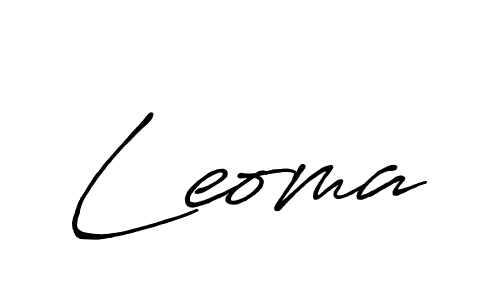 Also we have Leoma name is the best signature style. Create professional handwritten signature collection using Antro_Vectra_Bolder autograph style. Leoma signature style 7 images and pictures png