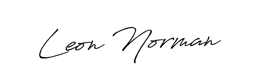 if you are searching for the best signature style for your name Leon Norman. so please give up your signature search. here we have designed multiple signature styles  using Antro_Vectra_Bolder. Leon Norman signature style 7 images and pictures png