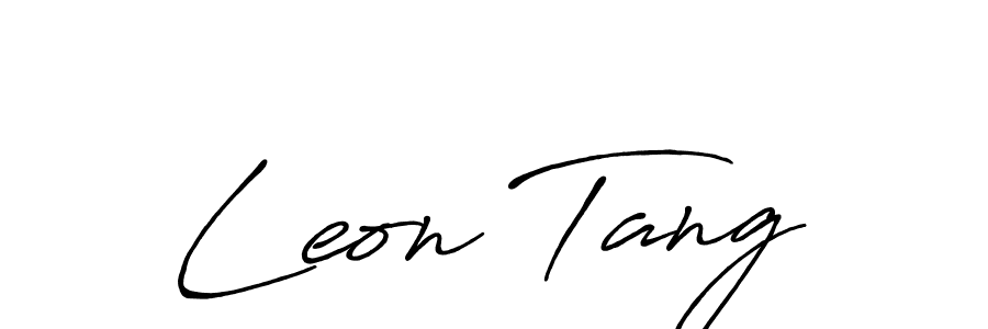 Also we have Leon Tang name is the best signature style. Create professional handwritten signature collection using Antro_Vectra_Bolder autograph style. Leon Tang signature style 7 images and pictures png