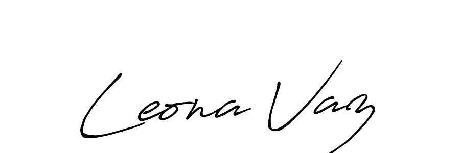 Make a short Leona Vaz signature style. Manage your documents anywhere anytime using Antro_Vectra_Bolder. Create and add eSignatures, submit forms, share and send files easily. Leona Vaz signature style 7 images and pictures png