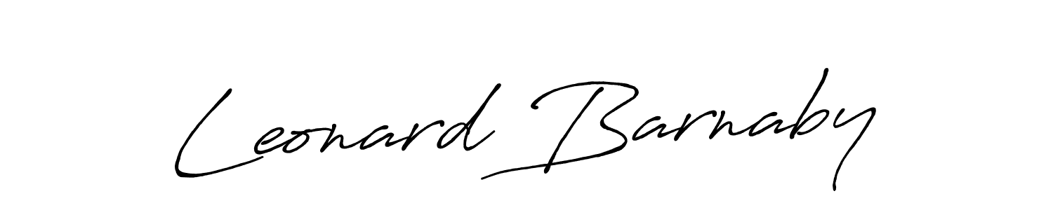 It looks lik you need a new signature style for name Leonard Barnaby. Design unique handwritten (Antro_Vectra_Bolder) signature with our free signature maker in just a few clicks. Leonard Barnaby signature style 7 images and pictures png