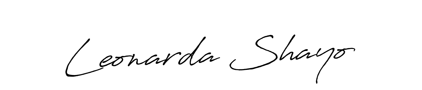 You can use this online signature creator to create a handwritten signature for the name Leonarda Shayo. This is the best online autograph maker. Leonarda Shayo signature style 7 images and pictures png