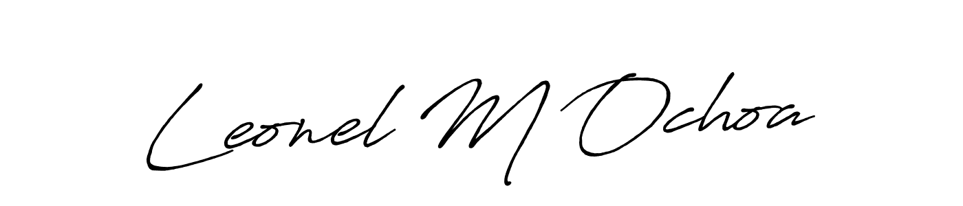 You can use this online signature creator to create a handwritten signature for the name Leonel M Ochoa. This is the best online autograph maker. Leonel M Ochoa signature style 7 images and pictures png