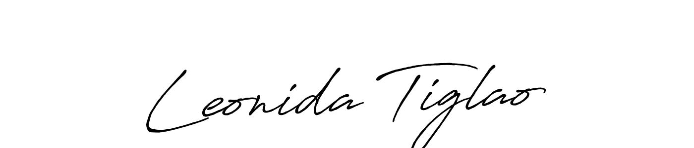 Also You can easily find your signature by using the search form. We will create Leonida Tiglao name handwritten signature images for you free of cost using Antro_Vectra_Bolder sign style. Leonida Tiglao signature style 7 images and pictures png