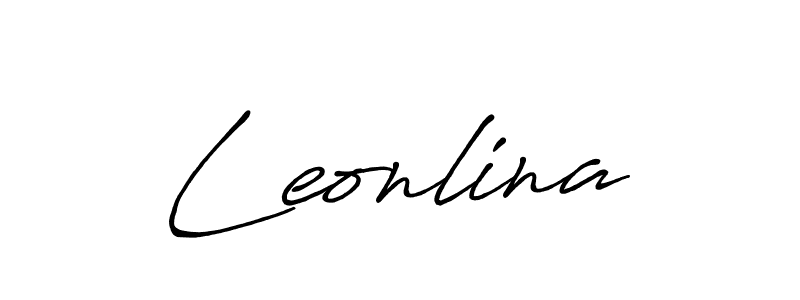 if you are searching for the best signature style for your name Leonlina. so please give up your signature search. here we have designed multiple signature styles  using Antro_Vectra_Bolder. Leonlina signature style 7 images and pictures png