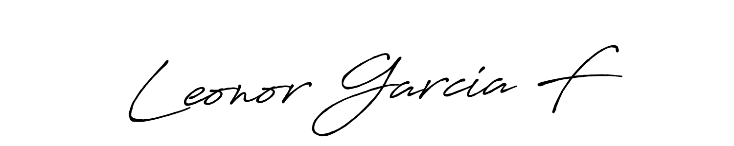 The best way (Antro_Vectra_Bolder) to make a short signature is to pick only two or three words in your name. The name Leonor Garcia F include a total of six letters. For converting this name. Leonor Garcia F signature style 7 images and pictures png