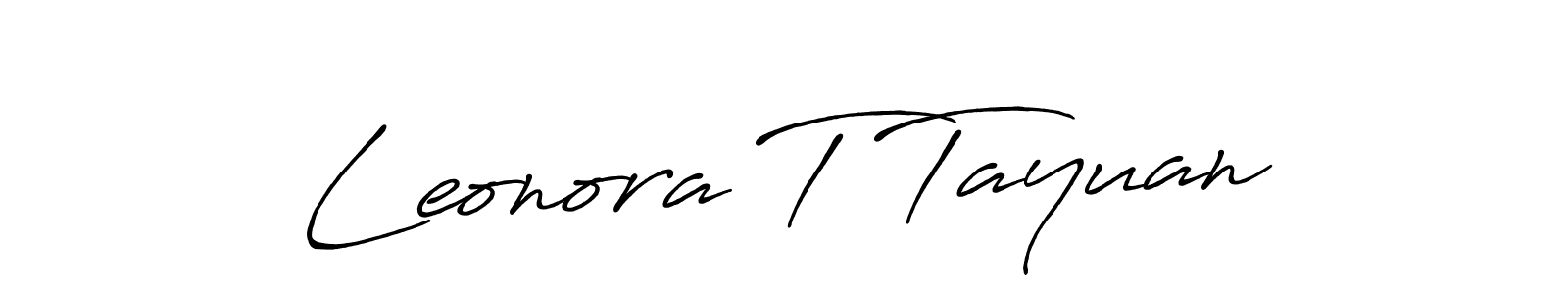 Once you've used our free online signature maker to create your best signature Antro_Vectra_Bolder style, it's time to enjoy all of the benefits that Leonora T Tayuan name signing documents. Leonora T Tayuan signature style 7 images and pictures png
