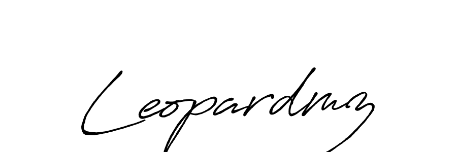 Design your own signature with our free online signature maker. With this signature software, you can create a handwritten (Antro_Vectra_Bolder) signature for name Leopardmz. Leopardmz signature style 7 images and pictures png