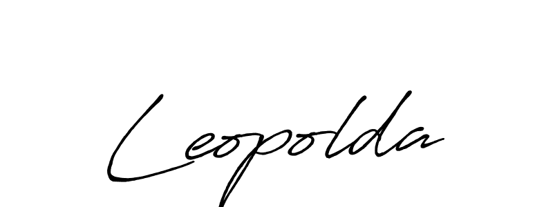 Leopolda stylish signature style. Best Handwritten Sign (Antro_Vectra_Bolder) for my name. Handwritten Signature Collection Ideas for my name Leopolda. Leopolda signature style 7 images and pictures png