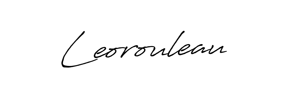 Also we have Leorouleau name is the best signature style. Create professional handwritten signature collection using Antro_Vectra_Bolder autograph style. Leorouleau signature style 7 images and pictures png