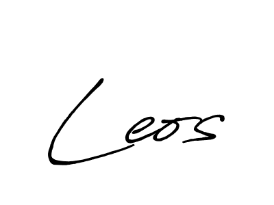 How to make Leos name signature. Use Antro_Vectra_Bolder style for creating short signs online. This is the latest handwritten sign. Leos signature style 7 images and pictures png