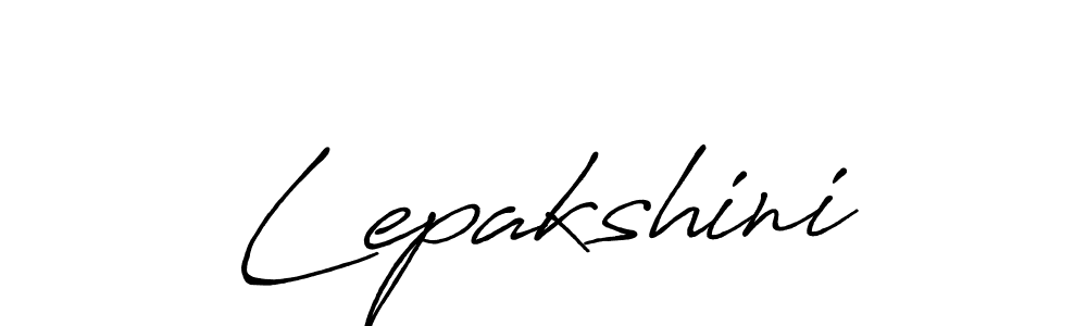 How to make Lepakshini signature? Antro_Vectra_Bolder is a professional autograph style. Create handwritten signature for Lepakshini name. Lepakshini signature style 7 images and pictures png