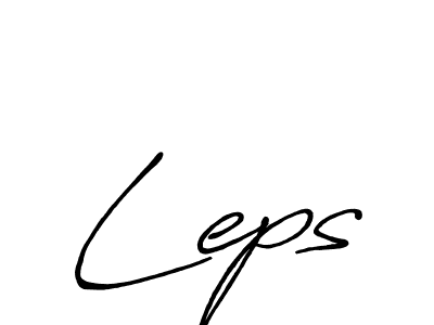 Design your own signature with our free online signature maker. With this signature software, you can create a handwritten (Antro_Vectra_Bolder) signature for name Leps. Leps signature style 7 images and pictures png