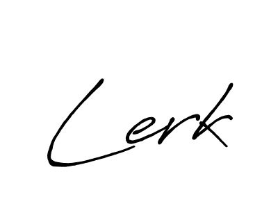 Also we have Lerk name is the best signature style. Create professional handwritten signature collection using Antro_Vectra_Bolder autograph style. Lerk signature style 7 images and pictures png