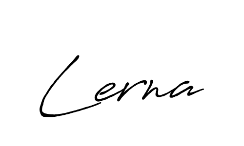 The best way (Antro_Vectra_Bolder) to make a short signature is to pick only two or three words in your name. The name Lerna include a total of six letters. For converting this name. Lerna signature style 7 images and pictures png