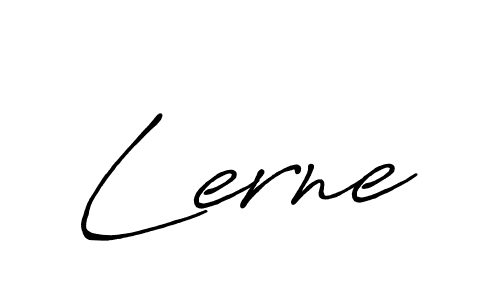 You should practise on your own different ways (Antro_Vectra_Bolder) to write your name (Lerne) in signature. don't let someone else do it for you. Lerne signature style 7 images and pictures png