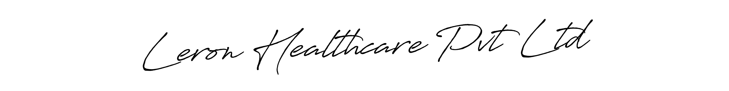 Create a beautiful signature design for name Leron Healthcare Pvt Ltd. With this signature (Antro_Vectra_Bolder) fonts, you can make a handwritten signature for free. Leron Healthcare Pvt Ltd signature style 7 images and pictures png