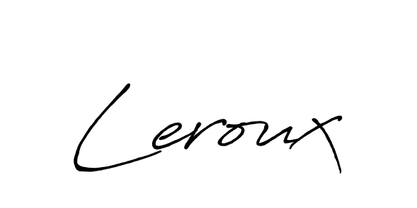 You should practise on your own different ways (Antro_Vectra_Bolder) to write your name (Leroux) in signature. don't let someone else do it for you. Leroux signature style 7 images and pictures png