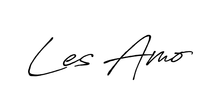 Use a signature maker to create a handwritten signature online. With this signature software, you can design (Antro_Vectra_Bolder) your own signature for name Les Amo. Les Amo signature style 7 images and pictures png