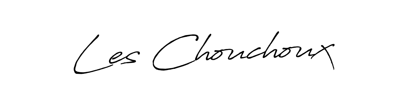 You should practise on your own different ways (Antro_Vectra_Bolder) to write your name (Les Chouchoux) in signature. don't let someone else do it for you. Les Chouchoux signature style 7 images and pictures png