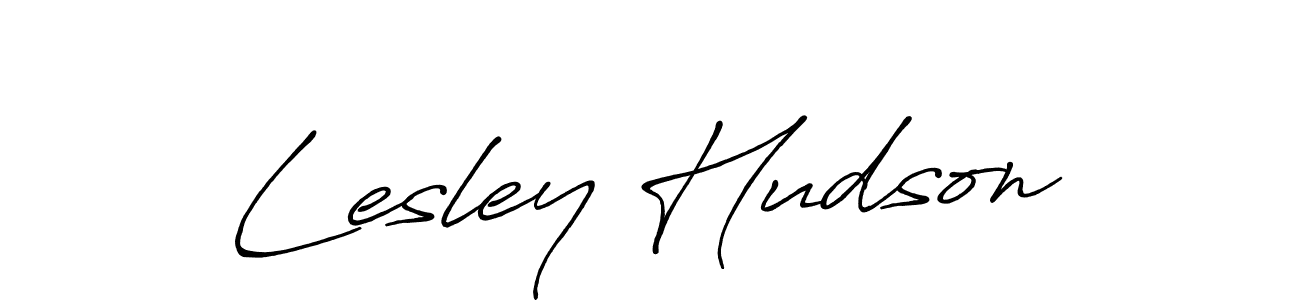 Use a signature maker to create a handwritten signature online. With this signature software, you can design (Antro_Vectra_Bolder) your own signature for name Lesley Hudson. Lesley Hudson signature style 7 images and pictures png