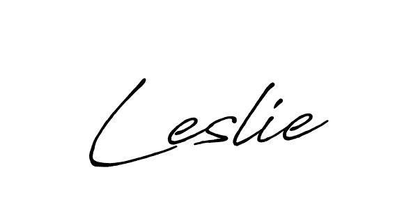 Best and Professional Signature Style for Leslie. Antro_Vectra_Bolder Best Signature Style Collection. Leslie signature style 7 images and pictures png