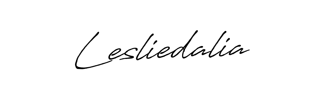 Similarly Antro_Vectra_Bolder is the best handwritten signature design. Signature creator online .You can use it as an online autograph creator for name Lesliedalia. Lesliedalia signature style 7 images and pictures png