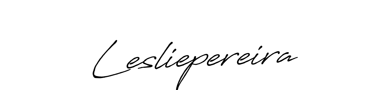 How to make Lesliepereira signature? Antro_Vectra_Bolder is a professional autograph style. Create handwritten signature for Lesliepereira name. Lesliepereira signature style 7 images and pictures png