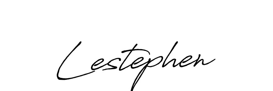 Lestephen stylish signature style. Best Handwritten Sign (Antro_Vectra_Bolder) for my name. Handwritten Signature Collection Ideas for my name Lestephen. Lestephen signature style 7 images and pictures png