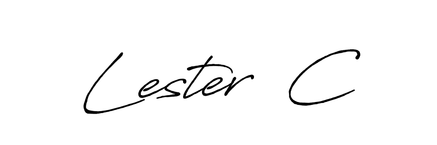 Make a beautiful signature design for name Lester  C. Use this online signature maker to create a handwritten signature for free. Lester  C signature style 7 images and pictures png